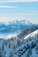 Vue sur le Säntis depuis le Hochgrat en hiver