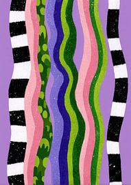 Des rayures scintillantes comme des tentacules sur Niklas Maximilian