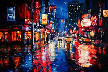 Nightlife city by Poster Art Shop