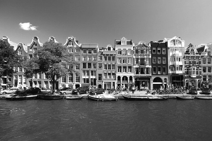 Bâtiments des canaux d'Amsterdam sur prinsengracht par Arjan Groot