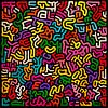 Hommage an Keith Haring von Harry Hadders Design