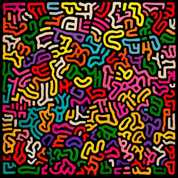 Tribute to Keith Haring by Harry Hadders Design