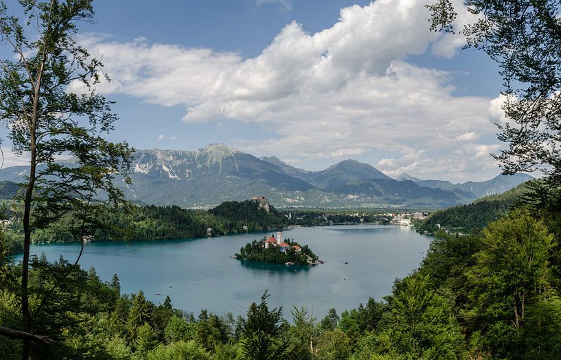 Lake of Bled, Slovenia by Willem van den Berge