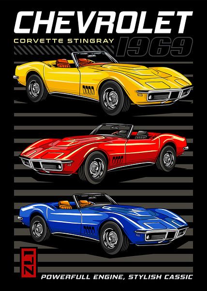 Chevrolet Corvette Stingray ZL1 1969 Auto von Adam Khabibi