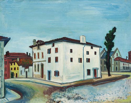 Max Pechstein, Huizen in Hendaye, 1931