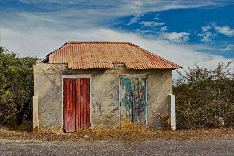 Curaçao - cabane d'esclaves près de Port Marie par Marly De Kok