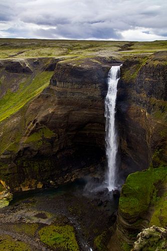 Háifoss te IJsland 1/1