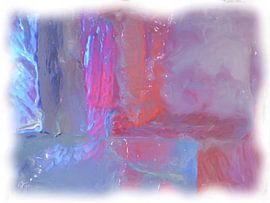 Abstrakt blau rot von Maurice Dawson