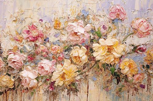 Pfingstrosen in Pastellfarben