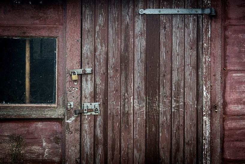 Closeup of weathered old wooden barn by Tessa Louwerens