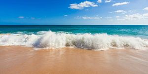 Strand aan de Algarve in Portugal van Werner Dieterich