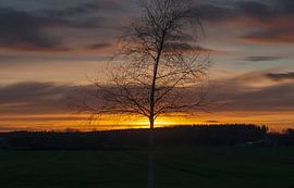 Sunset at the end of town by Photoart-Naegele