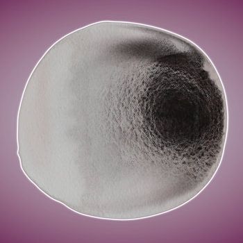 Black Velvet Aqua Mineral 955 - Abstract Lilac Watercolour with Depth and Softness