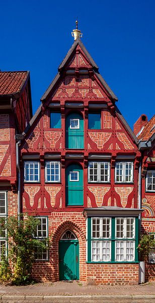 Historic half-timbered houses, old town, Lüneburg by Torsten Krüger