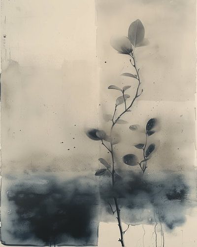 Modern en abstract, wabi-sabi stijl