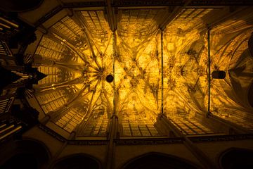 Plafond van een kerk van Eveline Eijlander