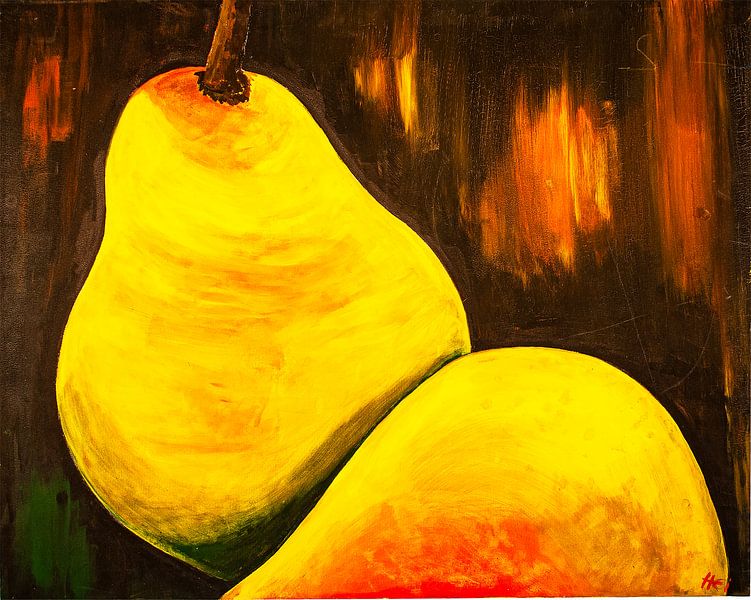 Two pears by Klaus Heidecker