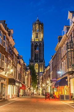 La cathédrale d'Utrecht un soir d'été
