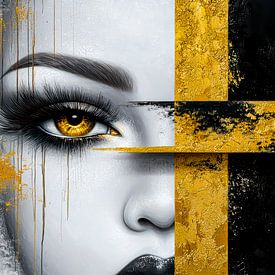 Das goldene Kreuz – Blick durch die Zeit von Klaus Tesching - Art-AI