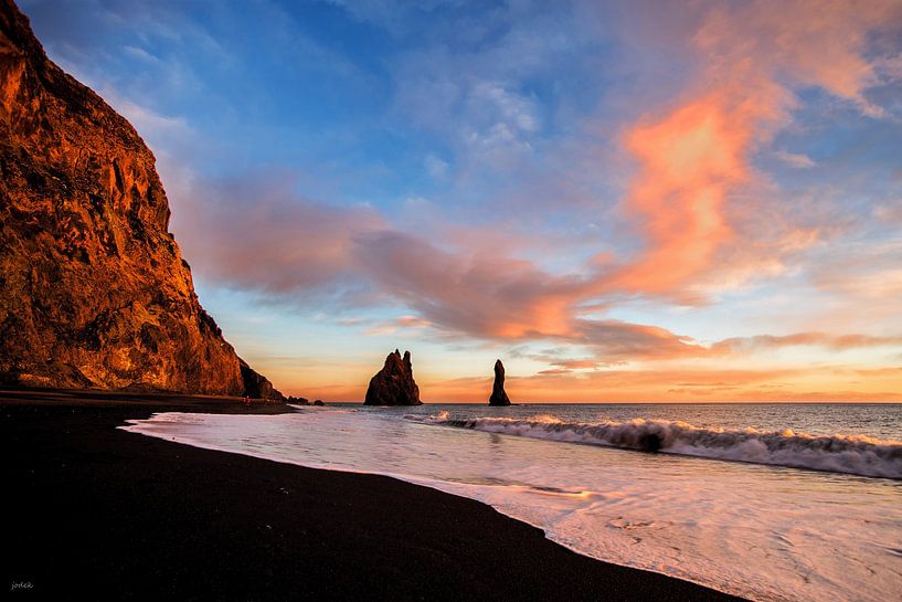 Lavastrand Reynisfjara IJSland by John Dekker