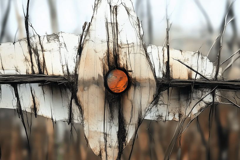 Abstracte natuur van Ton Kuijpers