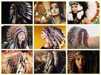 collage indianen