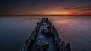 Nacht op het IJsselmeer