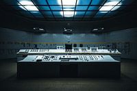 Computer oude elektriciteitscentrale Polen