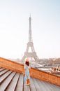 Paris, ein schöner Blick auf den Eiffelturm von Dymphe Mensink Miniaturansicht