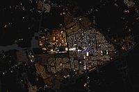 Map of Drachten abstract