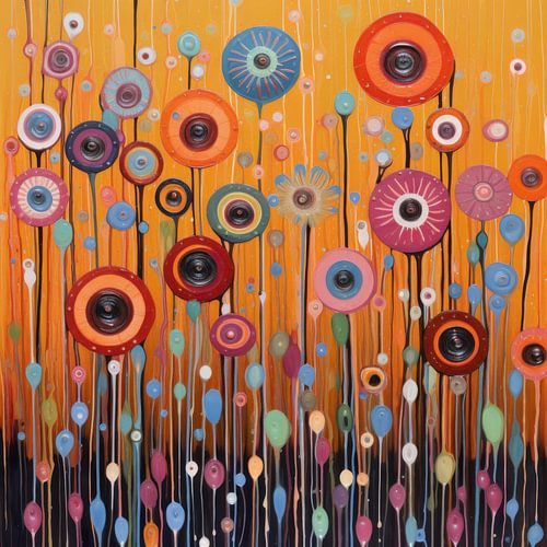 Sunflowers on Planets by Natasja Haandrikman