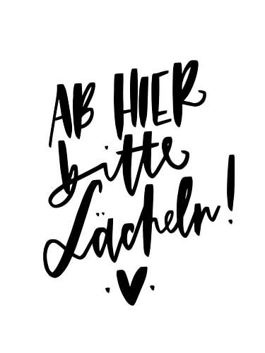 Lachen vanaf hier, alsjeblieft!