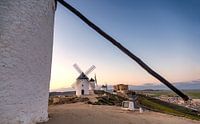 Don Quixote windmills landscape in Spain. by Carlos Charlez thumbnail