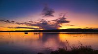 Sunset over the Tollensesee
