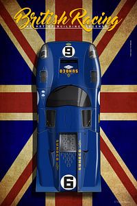 British Racing Lola T70 MKIIIB No. 6 Sunoco