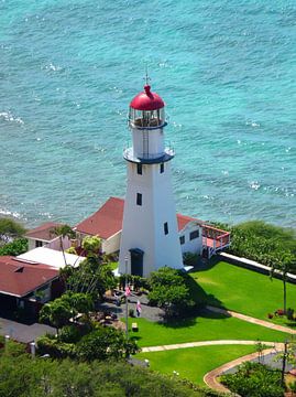Leuchtturm auf der Insel Honolulu von Thomas Zacharias