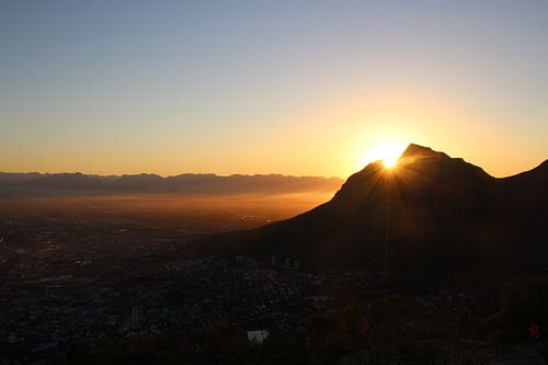 Zonsopgang Kaapstad