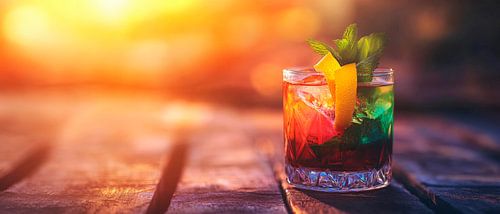Genieten van zomerse cocktails