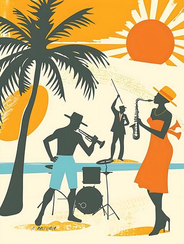 New Wave vintage & retro poster