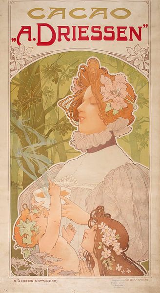 Cacao &quot;A. Driessen&amp;quot ;, Henri Privat-Livemont par Vintage Afbeeldingen