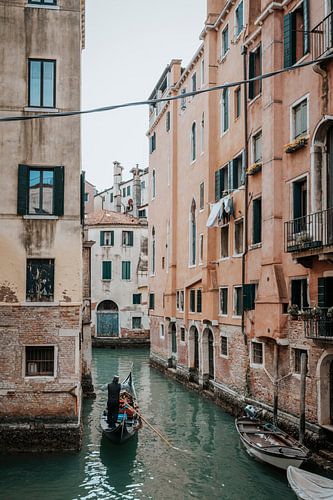 Gondels in Venetië, Italië