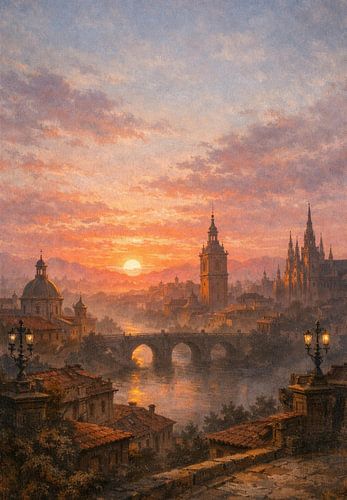 Ewiger Sonnenuntergangshafen