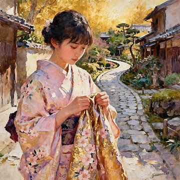 Elegance in Autumn Silence von Johannas Art Creations