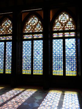 Glas in lood kerkramen van Judith van Wijk