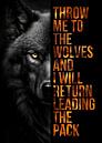 Wolf Diermotivatie Geel van Quotes Motivation thumbnail