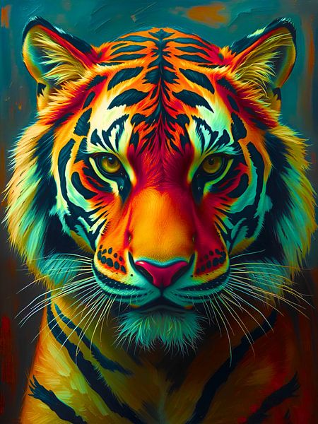 Majestic tiger - masterpiece of animal portraiture by The Art of Mark Fischer