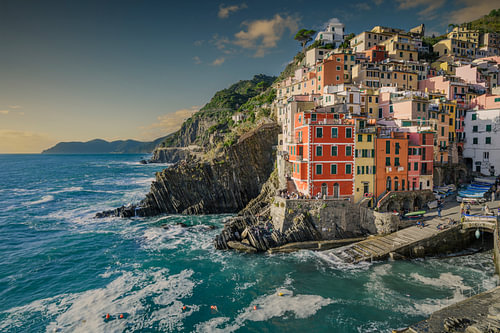 Riomaggiore an der ligurischen Küste | Cinque Terre, Italien