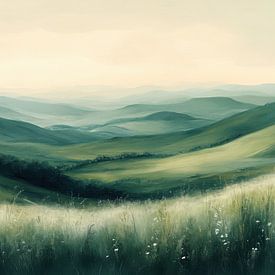 Waves of green by Natasja Haandrikman
