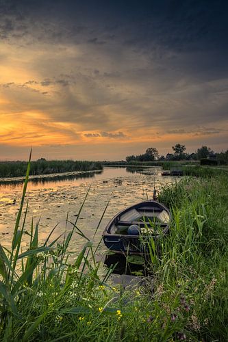 Calm evening at the Zouweboezem
