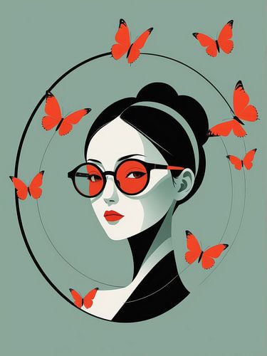 Moderne abstrakte Figur